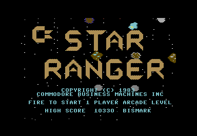 Star Ranger screenshot 2 for Commodore 64